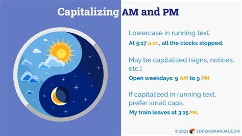 pm or pm capitalized.